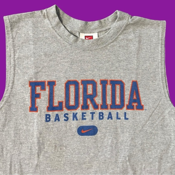 Y2K Nike Florida Basketball Sleeveless Tee - Picture 3 of 5